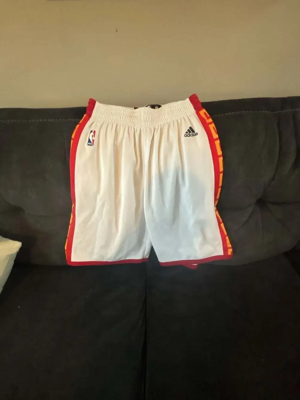 Adidas Golden State Warriors Chinese New Year Swingman Basketball Shorts 2016